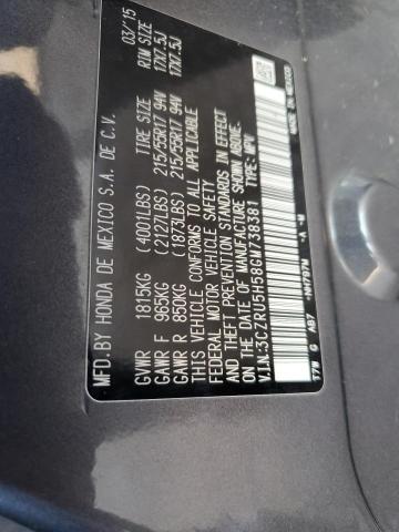 2016 HONDA HR-V EX - 3CZRU5H58GM738381