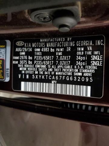 2015 KIA SORENTO LX - 5XYKTCA67FG632095