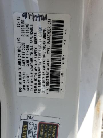 2016 HONDA ACCORD EXL 1HGCT2B85GA004490