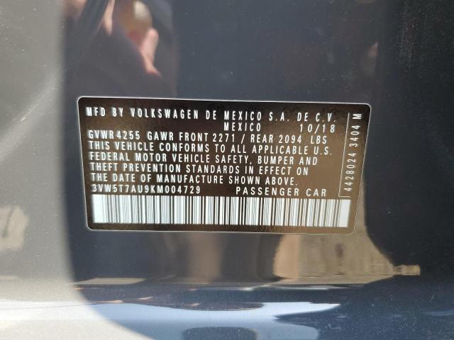 2019 VOLKSWAGEN GTI S 3VW5T7AU9KM004729