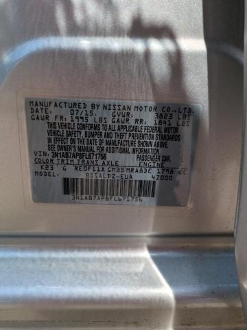 2015 NISSAN SENTRA S - 3N1AB7AP8FL671756