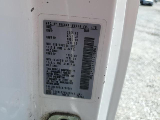 2019 NISSAN NV200 2.5S 3N6CM0KN5KK708201