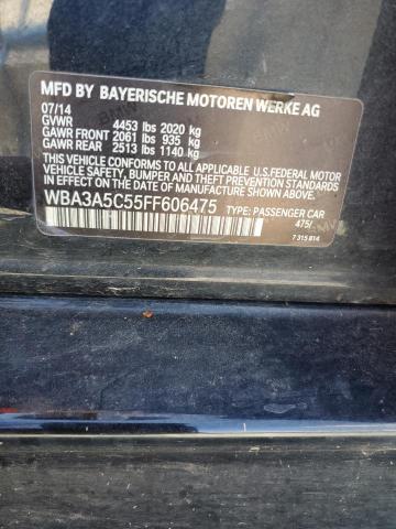 2015 BMW 328 I WBA3A5C55FF606475