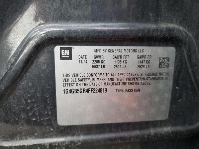 2015 BUICK LACROSSE 1G4GB5GR4FF224819