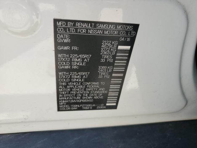 2016 NISSAN ROGUE S - KNMAT2MV3GP683410