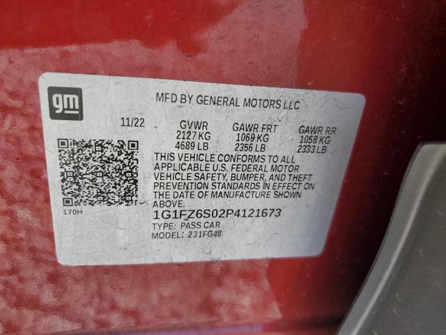 2023 CHEVROLET BOLT EUV P 1G1FZ6S02P4121673