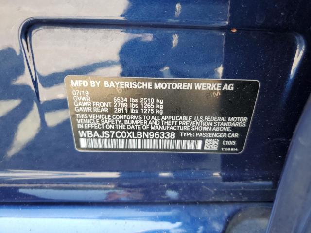 2020 BMW M550XI WBAJS7C0XLBN96338