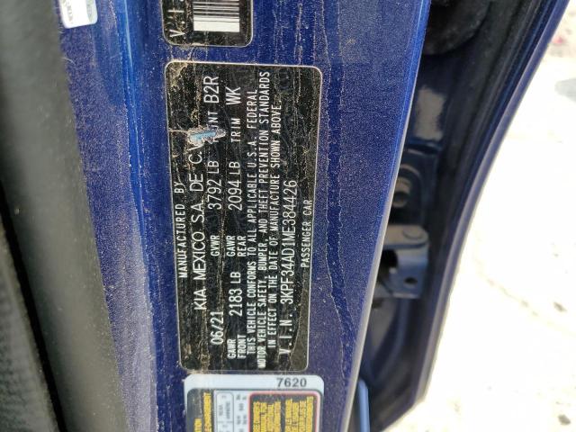 2021 KIA FORTE GT L - 3KPF34AD1ME384426