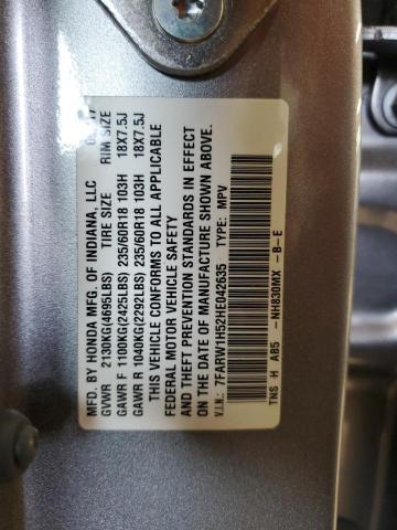 2017 HONDA CR-V EX 7FARW1H52HE042635