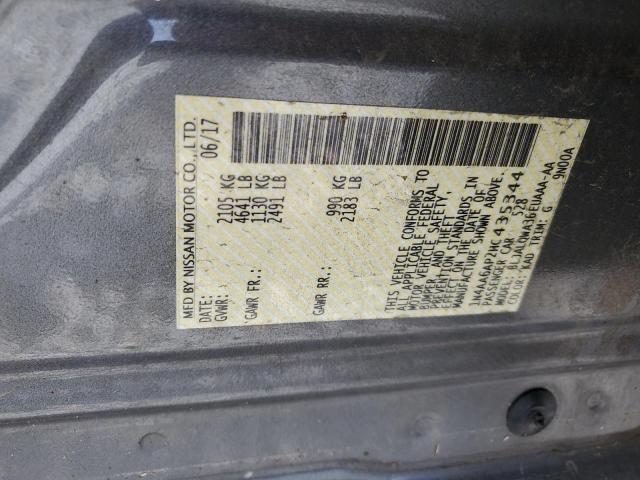 2017 NISSAN MAXIMA 3.5 - 1N4AA6AP2HC435344
