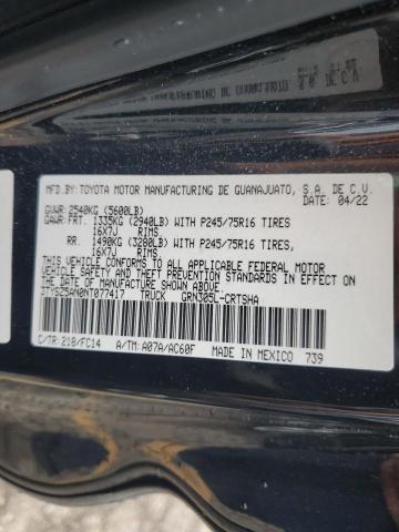 2022 TOYOTA TACOMA ACC 3TYSZ5AN0NT077417