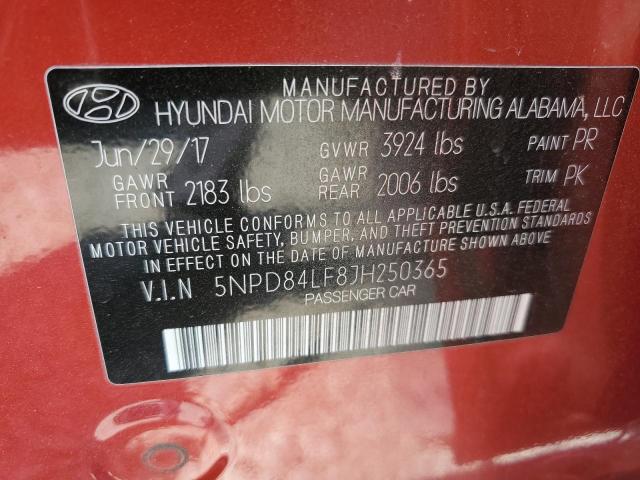 2018 HYUNDAI ELANTRA SE - 5NPD84LF8JH250365
