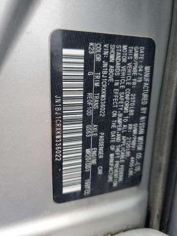 2019 NISSAN ROGUE SPOR - JN1BJ1CRXKW336022