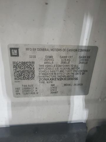2019 CHEVROLET EQUINOX LT - 2GNAXKEV2K6189056