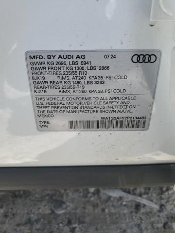 2024 AUDI Q5 E PREMI WA1G2AFY2R2134483