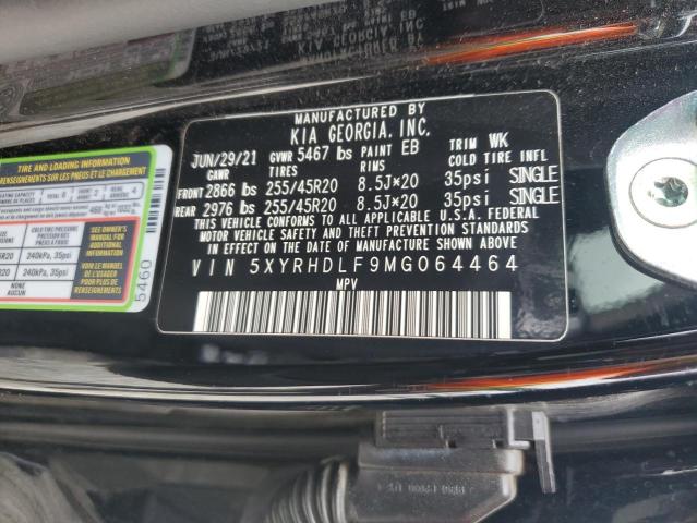 2021 KIA SORENTO EX 5XYRHDLF9MG064464