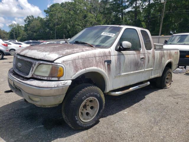 FORD F150 2002 white  gas 1FTRX18WX2KB57236 photo #1