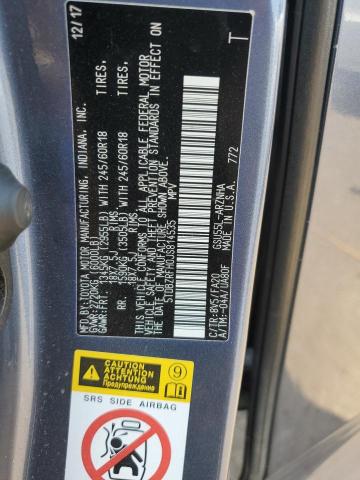 2018 TOYOTA HILANDR LE 5TDBZRFH0JS814535