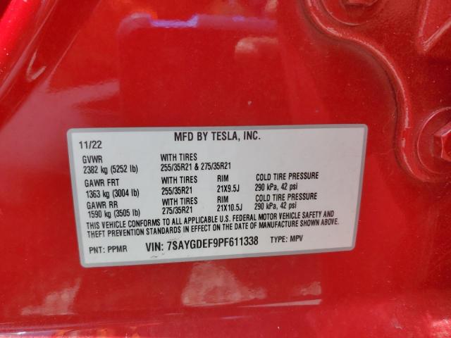 2023 TESLA MODEL Y - 7SAYGDEF9PF611338