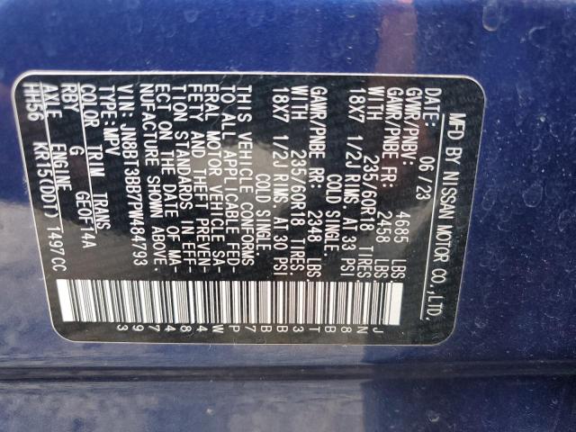 2023 NISSAN ROGUE SV JN8BT3BB7PW484793