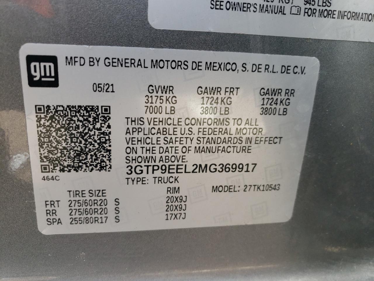 GMC SIERRA K1500 AT4