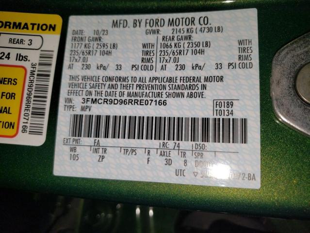 2024 FORD BRONCO SPO 3FMCR9D96RRE07166