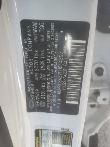 2020 HYUNDAI VENUE SEL KMHRC8A32LU014397