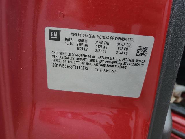 2015 CHEVROLET IMPALA LIM - 2G1WB5E38F1110272