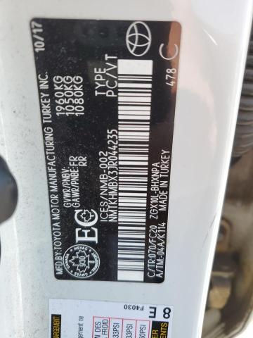 2018 TOYOTA C-HR XLE - NMTKHMBX3JR044235