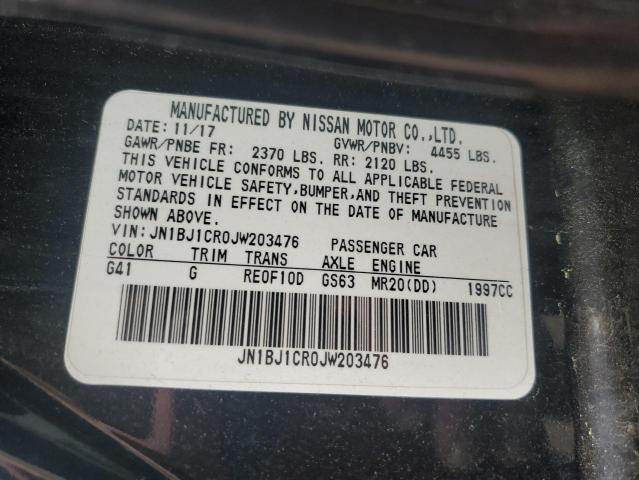 2018 NISSAN ROGUE SPOR - JN1BJ1CR0JW203476
