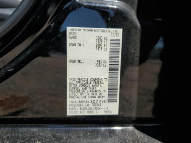 2019 NISSAN ALTIMA S - 1N4BL4BV4KN307330
