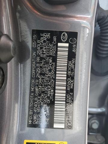 2015 LEXUS ES 300H JTHBW1GG2F2095964