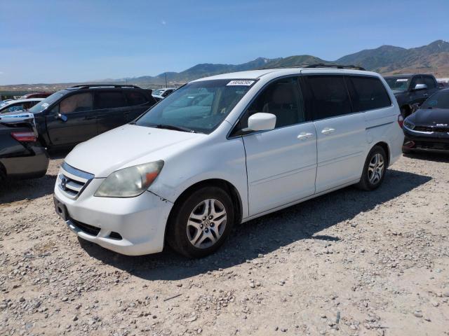 HONDA ODYSSEY EX 2006 white  gas 5FNRL38496B458346 photo #1