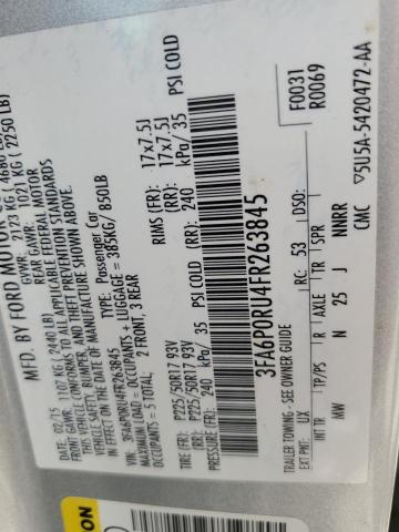 2015 FORD FUSION TIT - 3FA6P0RU4FR263845