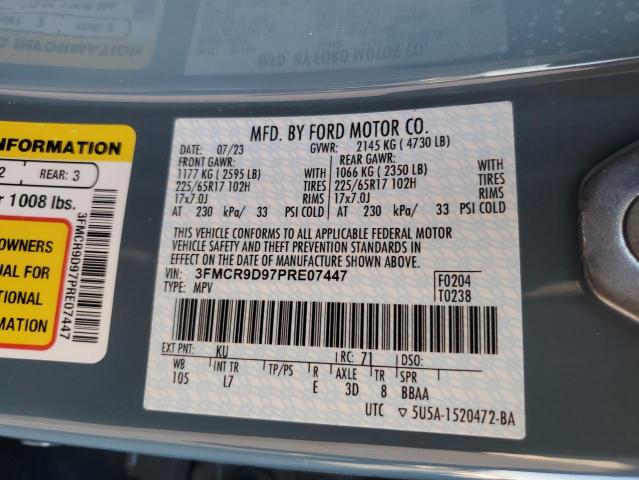 2023 FORD BRONCO SPO - 3FMCR9D97PRE07447