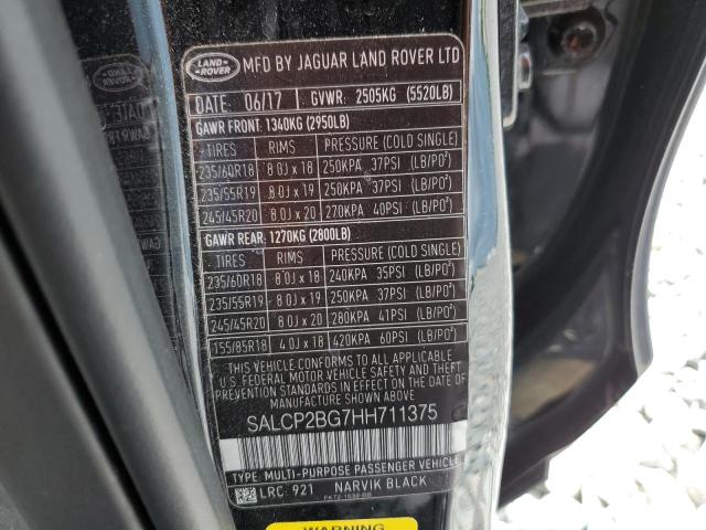 2017 LAND ROVER DISCOVERY SALCP2BG7HH711375