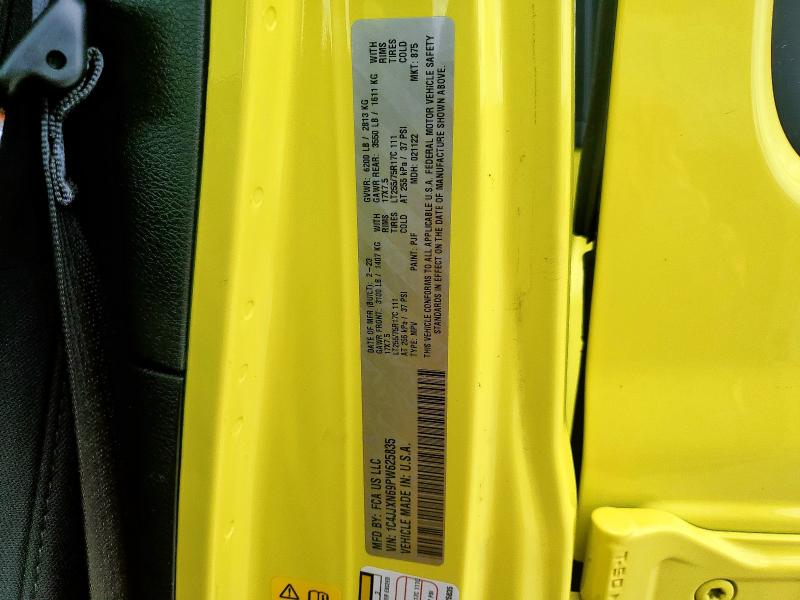 2023 JEEP WRANGLER 4 1C4JJXN69PW625835