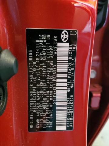 2020 TOYOTA COROLLA SE 5YFP4RCE2LP055543