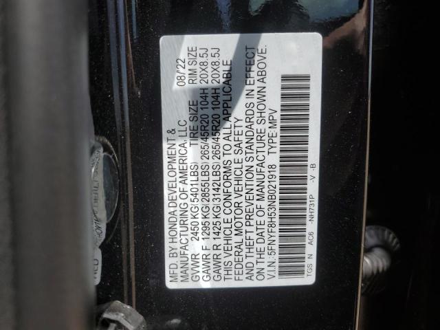2022 HONDA PASSPORT E 5FNYF8H53NB021918
