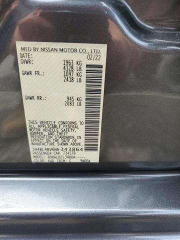 2022 NISSAN ALTIMA S 1N4BL4BV6NN343864