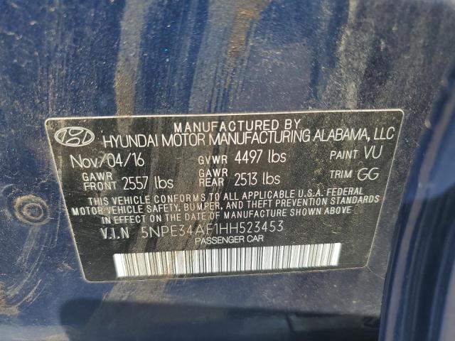 2017 HYUNDAI SONATA SPO - 5NPE34AF1HH523453