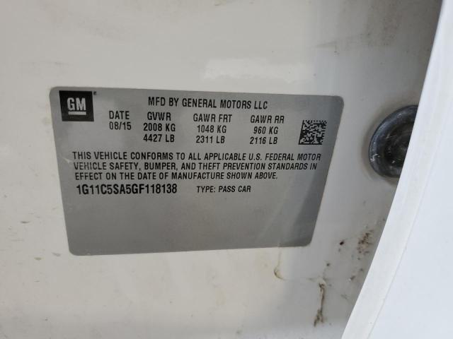 2016 CHEVROLET MALIBU LIM 1G11C5SA5GF118138