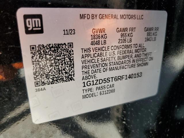 2024 CHEVROLET 136 1G1ZD5ST6RF140153
