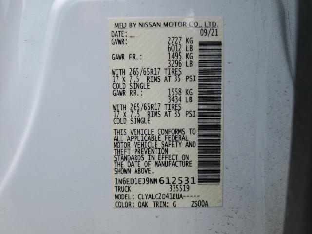 2022 NISSAN FRONTIER S - 1N6ED1EJ9NN612531