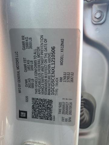 2020 CHEVROLET COLORADO L - 1GCGSCENXL1210506