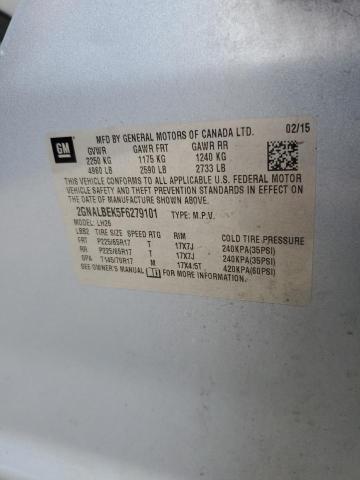 2015 CHEVROLET EQUINOX LT - 2GNALBEK5F6279101