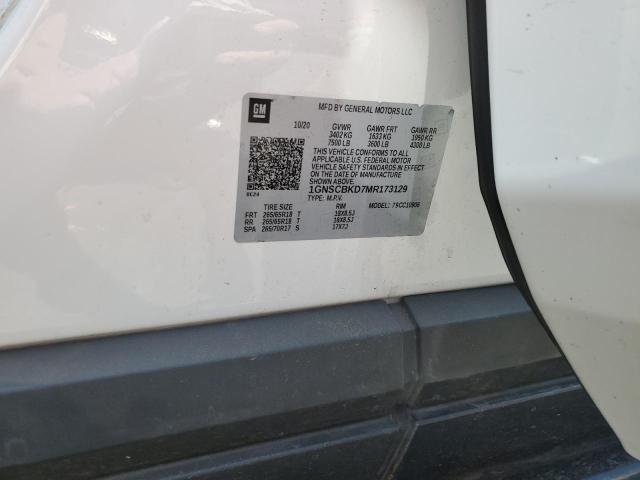 2021 CHEVROLET SUBURBAN C 1GNSCBKD7MR173129