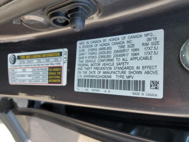 2018 HONDA CR-V LX 2HKRW6H33JH226349