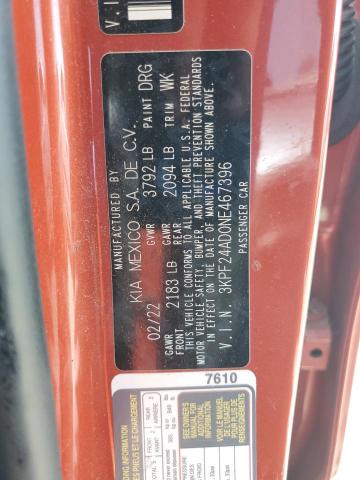 2022 KIA FORTE FE - 3KPF24AD0NE467396