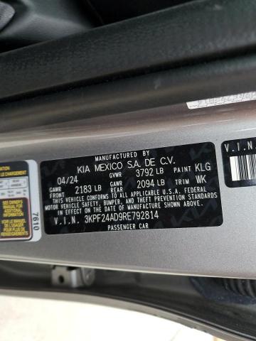 2024 KIA FORTE LX 3KPF24AD9RE792814